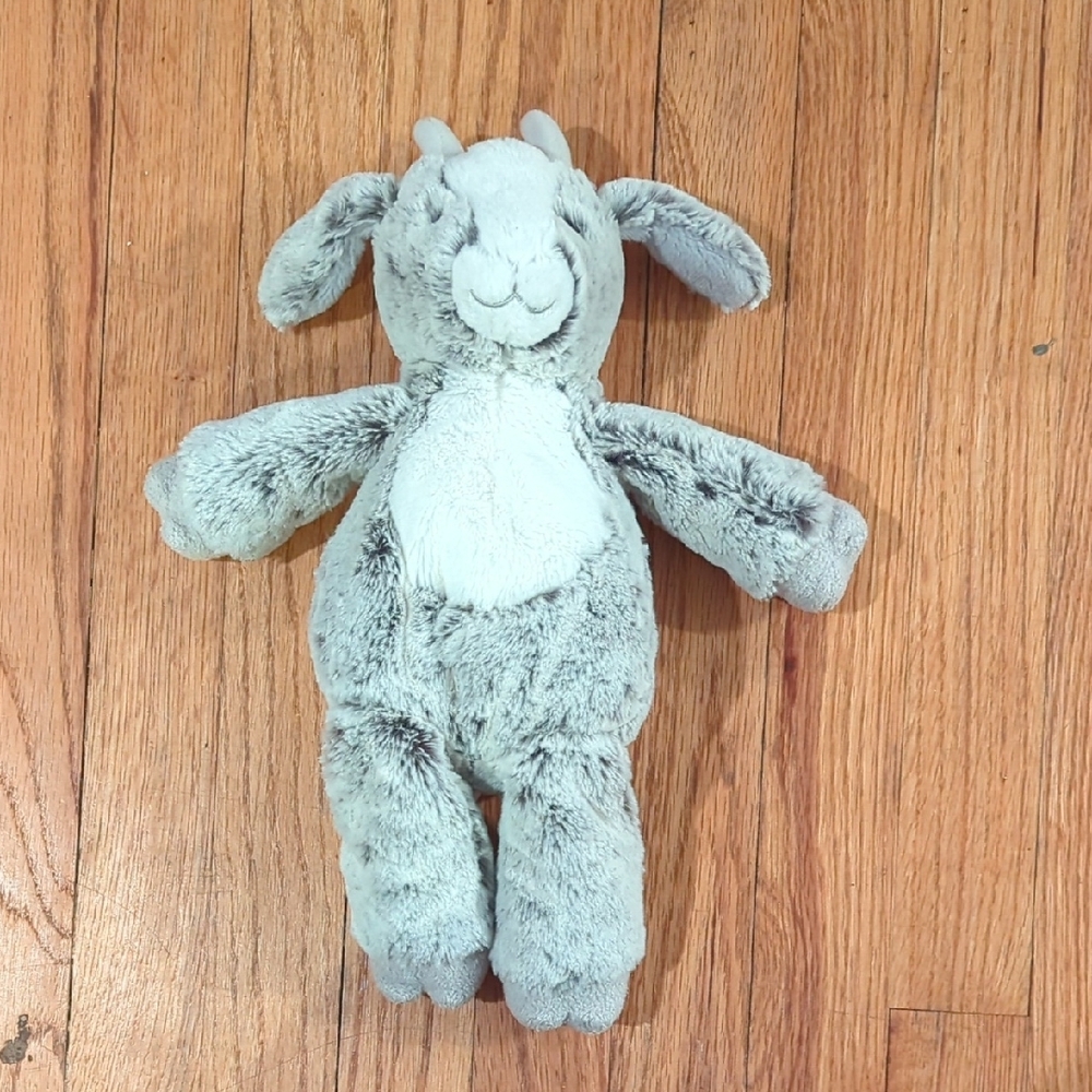 NWOT Mary Meyer Gray and White Goat Plushie - Picture 3 of 4